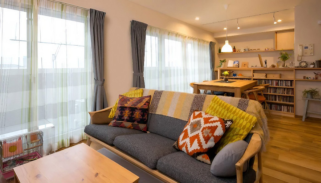 自然素材が癒す。