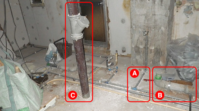 住み心地がポイントのリノベーションで重要な給排水管工事