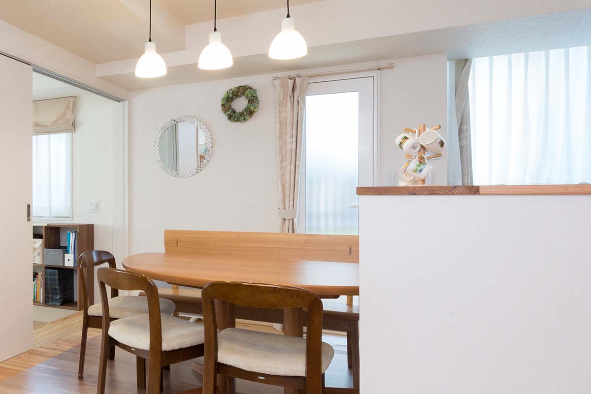 明るくなったインテリア