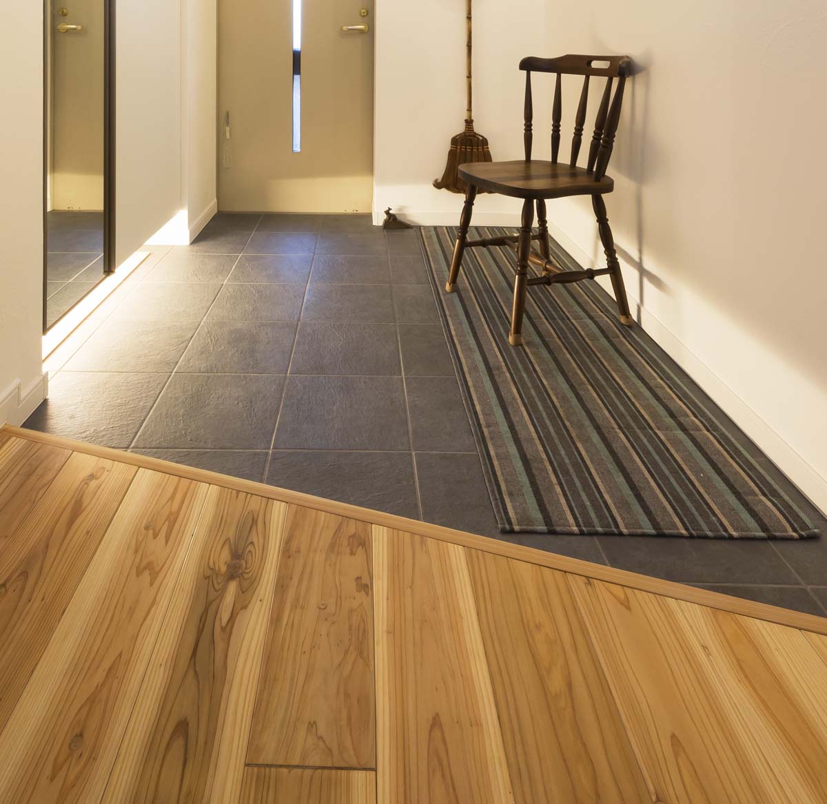 とにかく玄関を広くとの要望