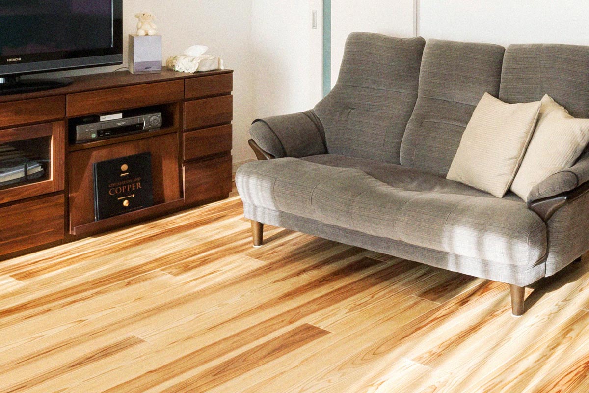 断熱施工を施されたリビング