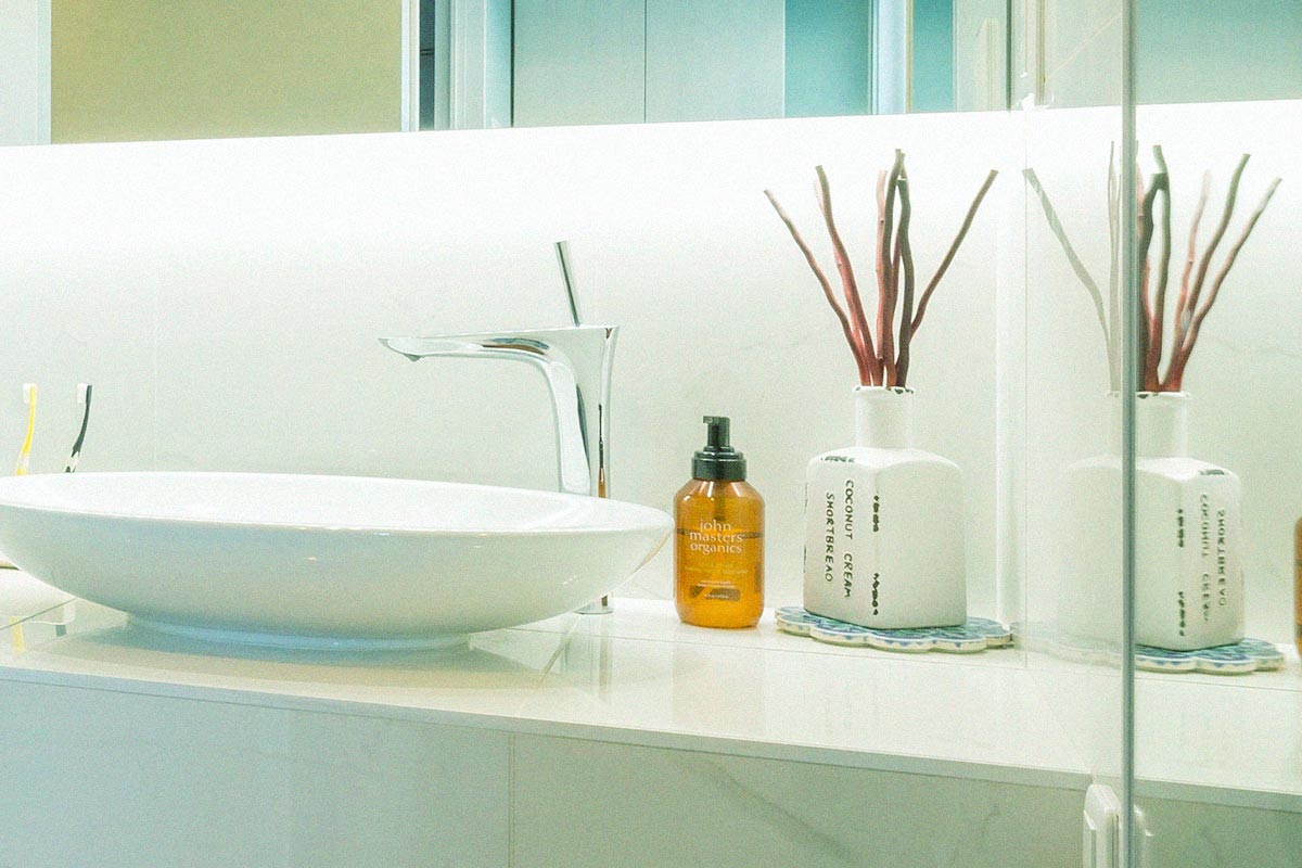 ホテルのようなサニタリールーム