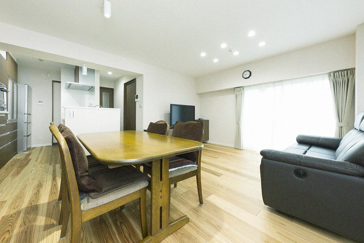 リノベーションで家族の距離が近づく